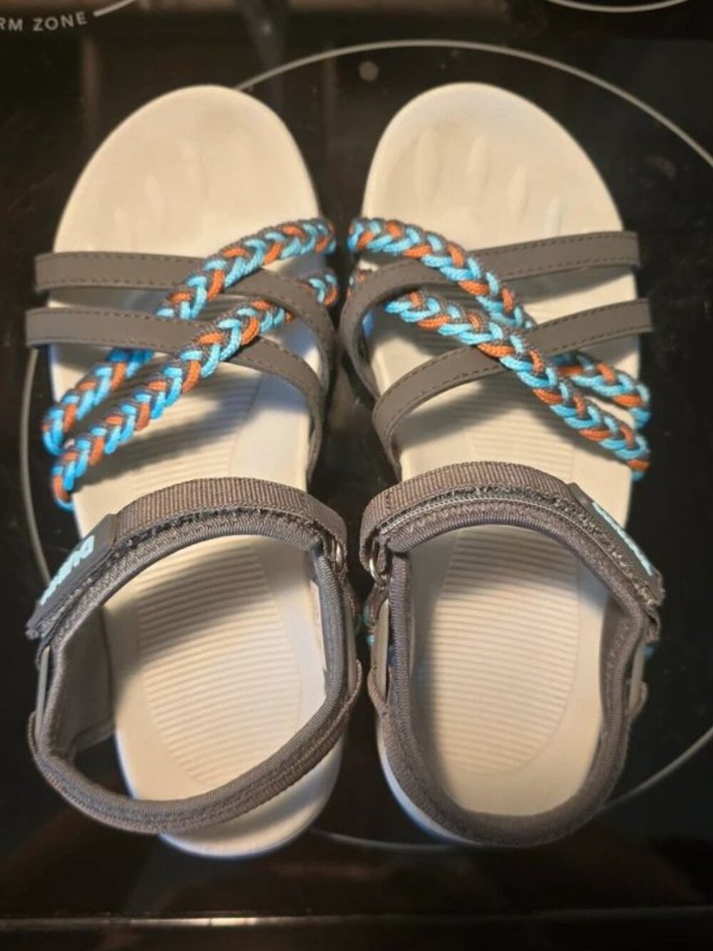 DUNN Braided Strappy Hiking Outdoor Sandal Women's Size 37